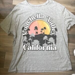 Coachella graphic t shirt tee women’s XL 16-18 super cute